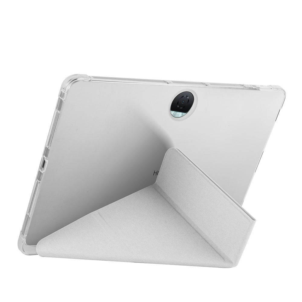 Honor Pad 9 Kılıf Zore Tri Folding Kalem Bölmeli Standlı Kılıf Lila