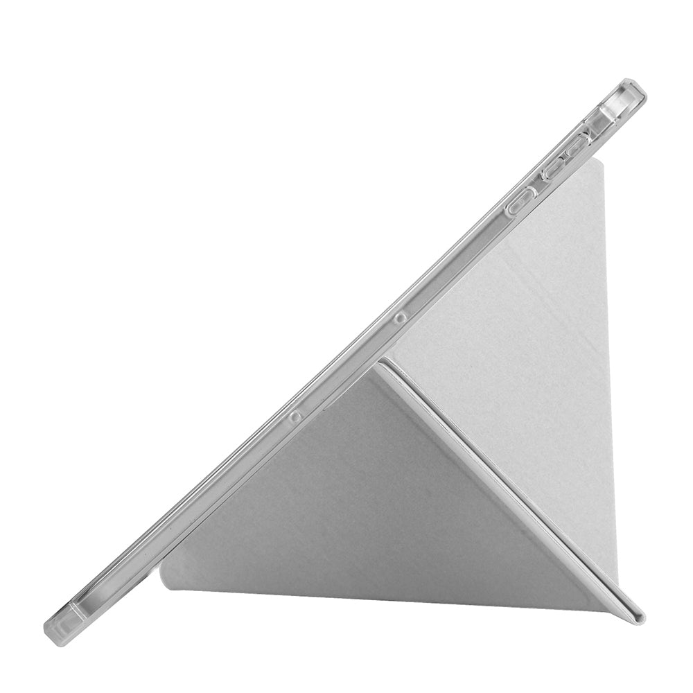 Honor Pad 9 Kılıf Zore Tri Folding Kalem Bölmeli Standlı Kılıf Rose Gold