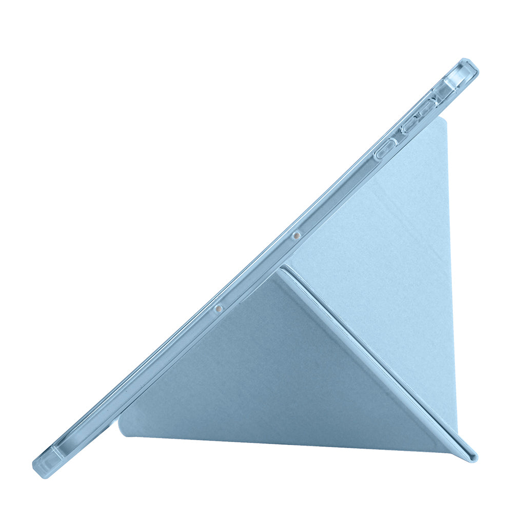 Honor Pad 9 Kılıf Zore Tri Folding Kalem Bölmeli Standlı Kılıf Rose Gold