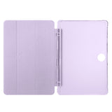 Honor Pad 9 Kılıf Zore Tri Folding Kalem Bölmeli Standlı Kılıf Lila
