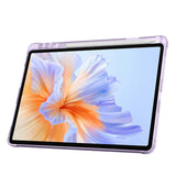 Honor Pad V9 Kılıf Zore Tri Folding Kalem Bölmeli Standlı Kılıf Koyu Yeşil