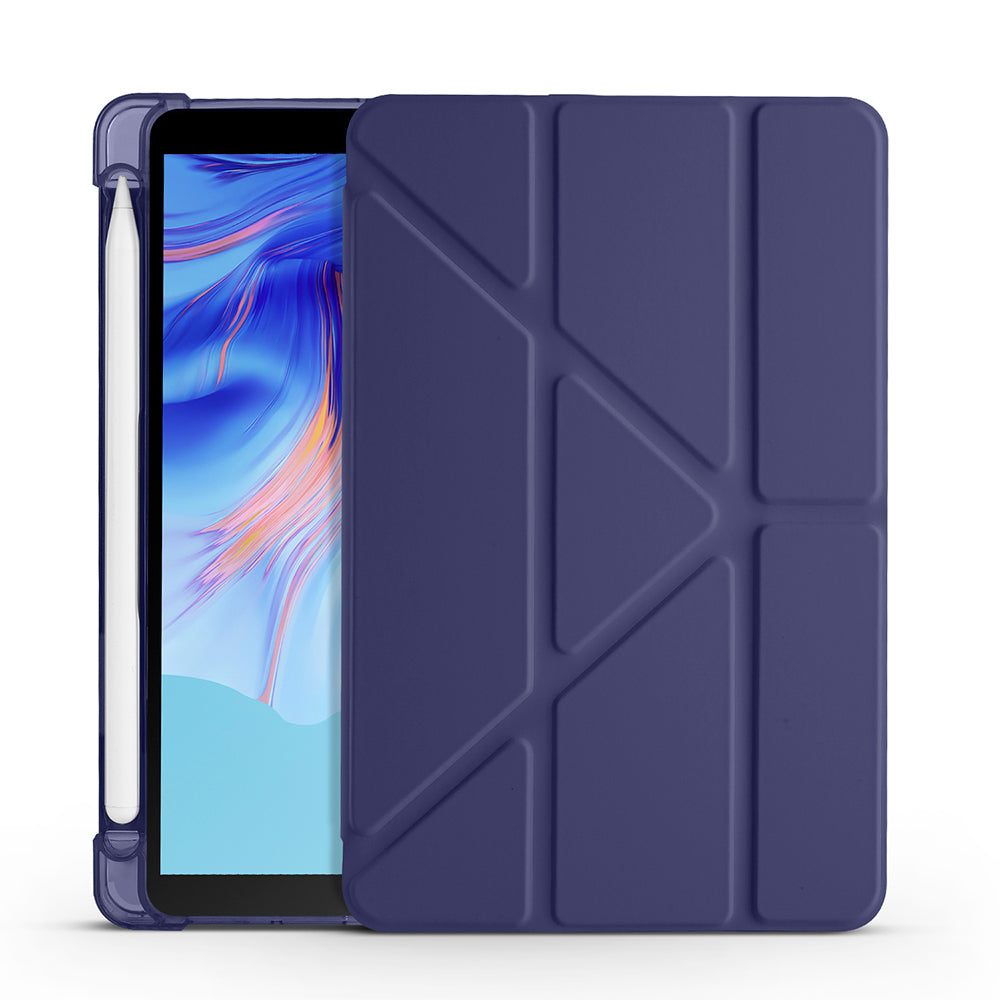 Honor Pad X7 8.7 Kılıf Tri Folding Kalem Bölmeli Standlı Kılıf Koyu Yeşil