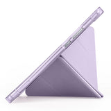Honor Pad X7 8.7 Kılıf Tri Folding Kalem Bölmeli Standlı Kılıf Lacivert
