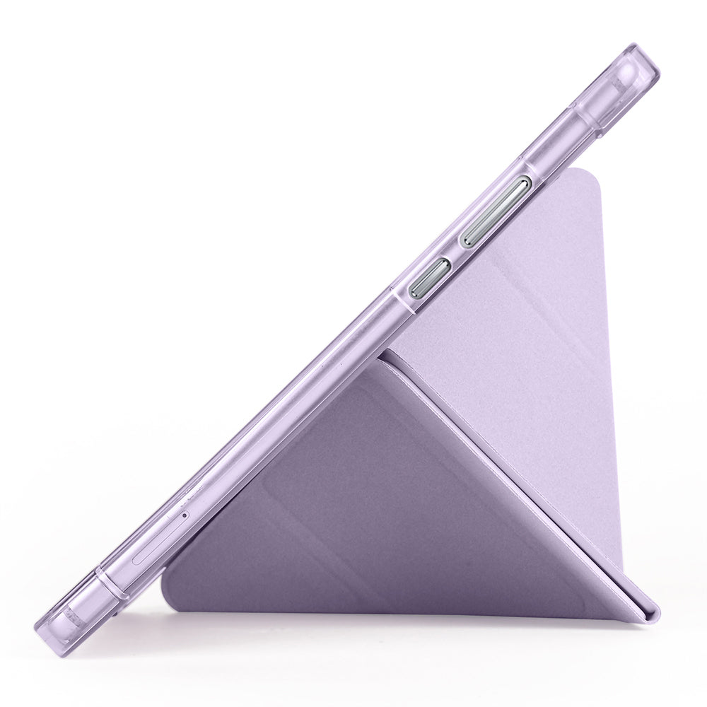 Honor Pad X7 8.7 Kılıf Tri Folding Kalem Bölmeli Standlı Kılıf Mavi