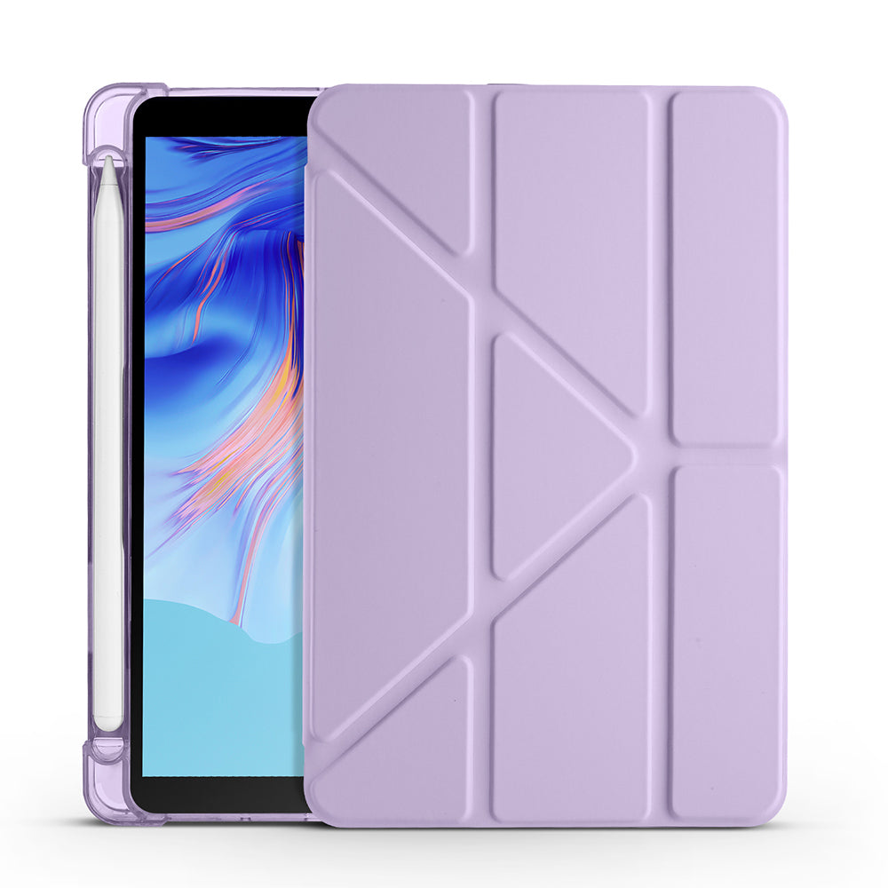 Honor Pad X7 8.7 Kılıf Tri Folding Kalem Bölmeli Standlı Kılıf Koyu Yeşil