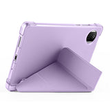 Honor Pad X7 8.7 Kılıf Tri Folding Kalem Bölmeli Standlı Kılıf Lacivert