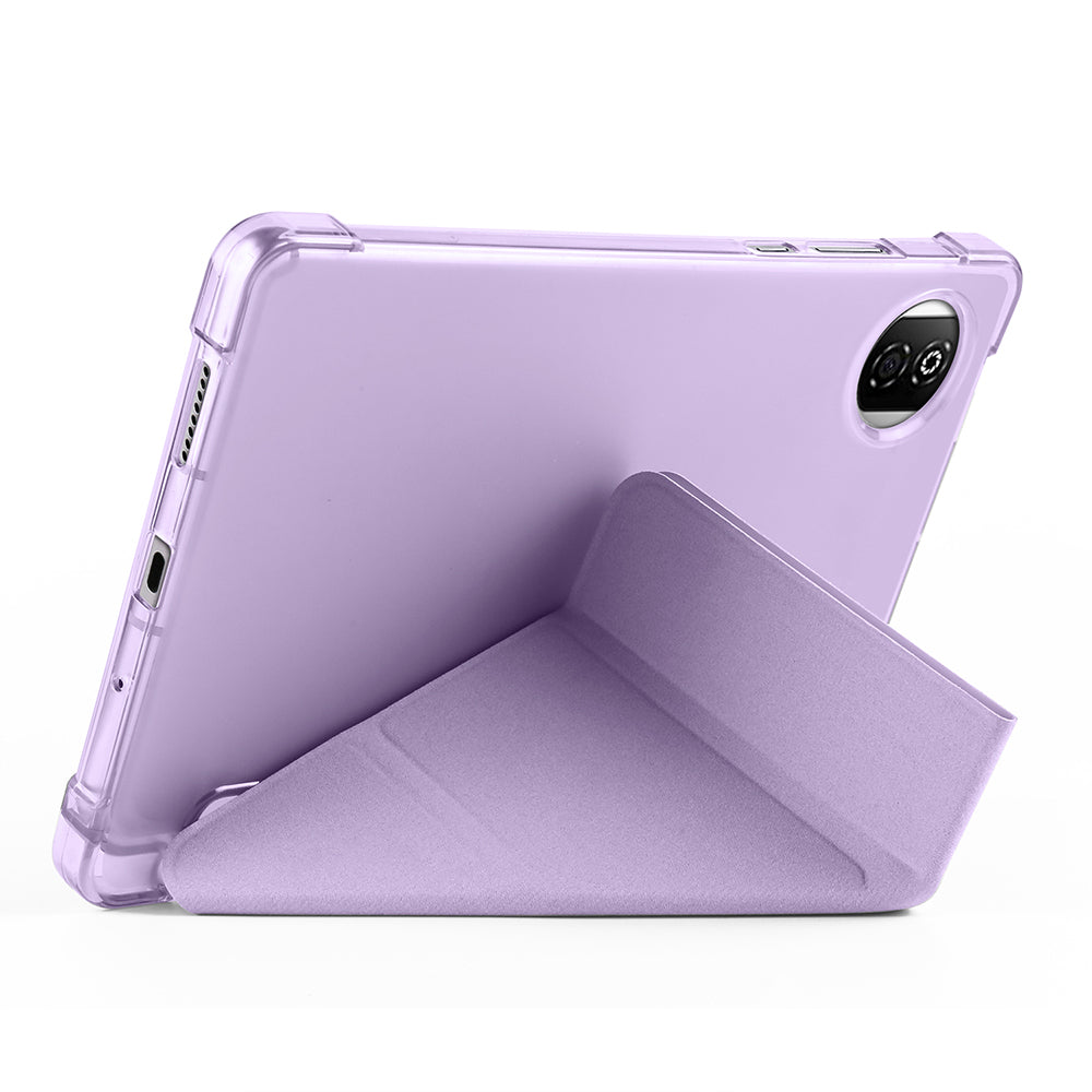 Honor Pad X7 8.7 Kılıf Tri Folding Kalem Bölmeli Standlı Kılıf Koyu Yeşil