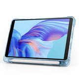 Honor Pad X7 8.7 Kılıf Tri Folding Kalem Bölmeli Standlı Kılıf Lila