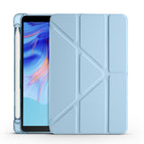 Honor Pad X7 8.7 Kılıf Tri Folding Kalem Bölmeli Standlı Kılıf Koyu Yeşil