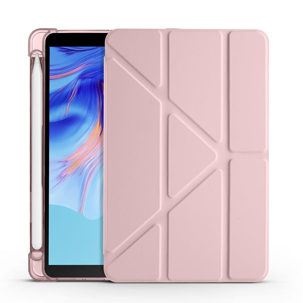 Honor Pad X7 8.7 Kılıf Tri Folding Kalem Bölmeli Standlı Kılıf Siyah