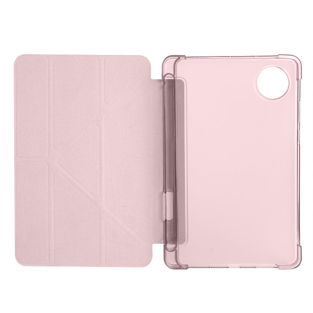Honor Pad X7 8.7 Kılıf Tri Folding Kalem Bölmeli Standlı Kılıf Mavi