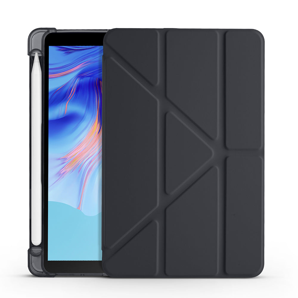 Honor Pad X7 8.7 Kılıf Tri Folding Kalem Bölmeli Standlı Kılıf Siyah