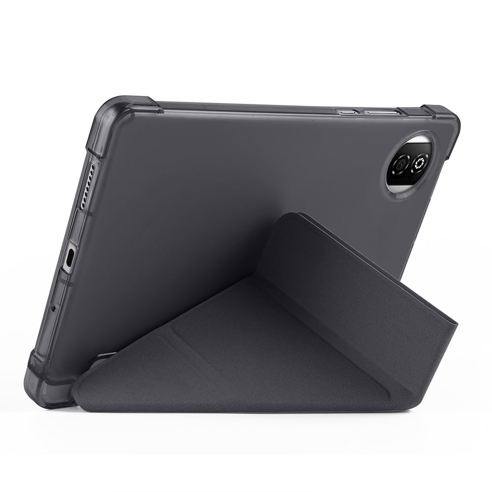 Honor Pad X7 8.7 Kılıf Tri Folding Kalem Bölmeli Standlı Kılıf Lacivert