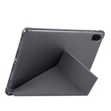 Honor Pad X8A Kılıf Zore Tri Folding Kalem Bölmeli Standlı Kılıf Rose Gold