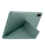 Honor Pad X8A Kılıf Zore Tri Folding Kalem Bölmeli Standlı Kılıf Mor
