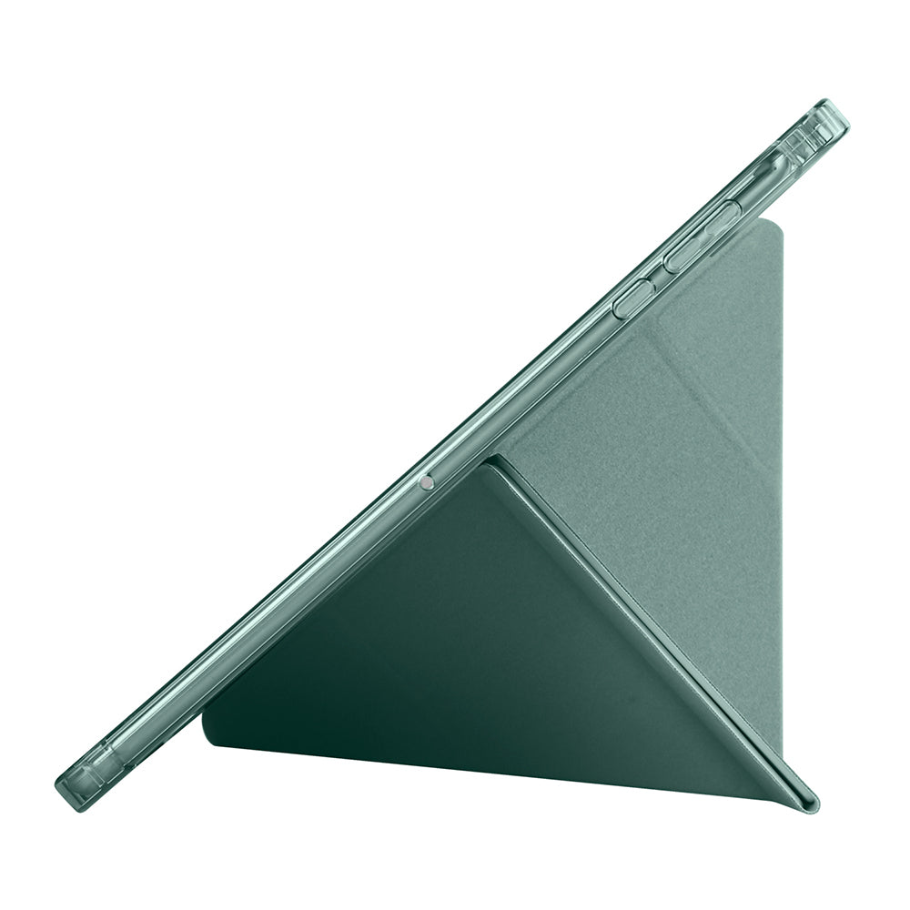 Honor Pad X8A Kılıf Zore Tri Folding Kalem Bölmeli Standlı Kılıf Rose Gold