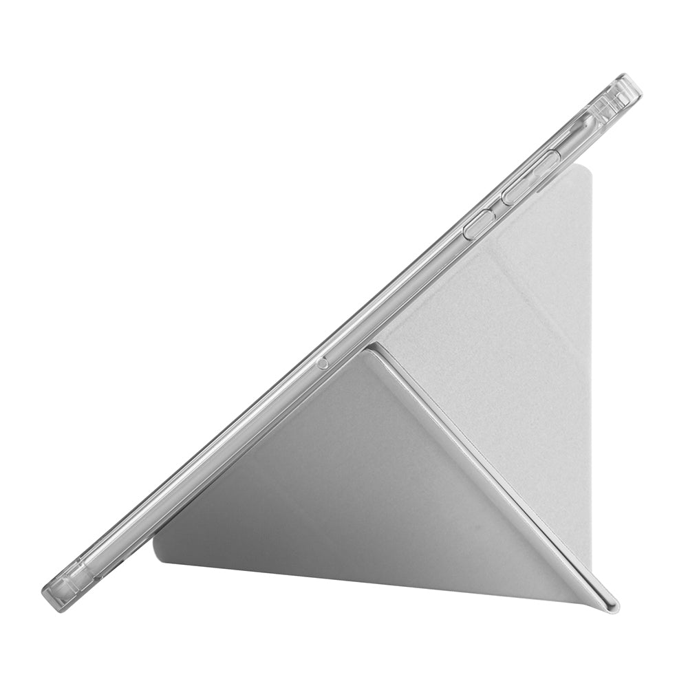 Honor Pad X8A Kılıf Zore Tri Folding Kalem Bölmeli Standlı Kılıf Siyah