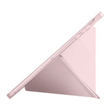 Honor Pad X8A Kılıf Zore Tri Folding Kalem Bölmeli Standlı Kılıf Mavi