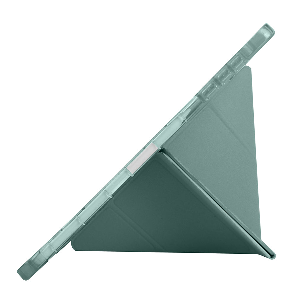 Honor Pad X9 Pro Kılıf Zore Tri Folding Kalem Bölmeli Standlı Kılıf Mor