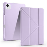 Honor Pad X9 Pro Kılıf Tri Folding Kalem Bölmeli Standlı Kılıf Mor