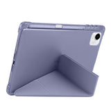 Honor Pad X9A Kılıf Tri Folding Kalem Bölmeli Standlı Kılıf Mor