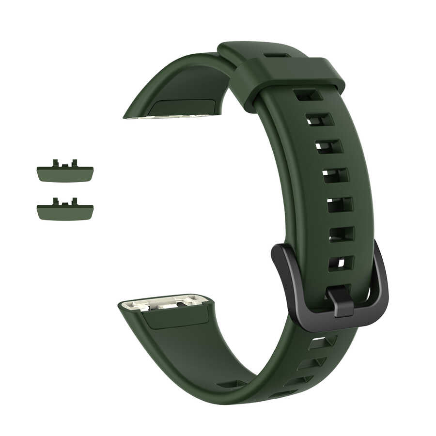 Huawei Band 6 Zore KRD-47 Silikon Kordon Beyaz