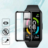 Huawei Band 6 Zore PMMA Pet Saat Ekran Koruyucu Siyah