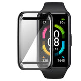 Huawei Band 7 Zore Watch Gard 09 Koruyucu Silikon Gri