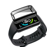 Huawei Band 7 Zore Watch Gard 09 Koruyucu Silikon Gri
