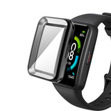 Huawei Band 7 Zore Watch Gard 09 Koruyucu Silikon Siyah