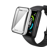 Huawei Band 7 Zore Watch Gard 09 Koruyucu Silikon Gri