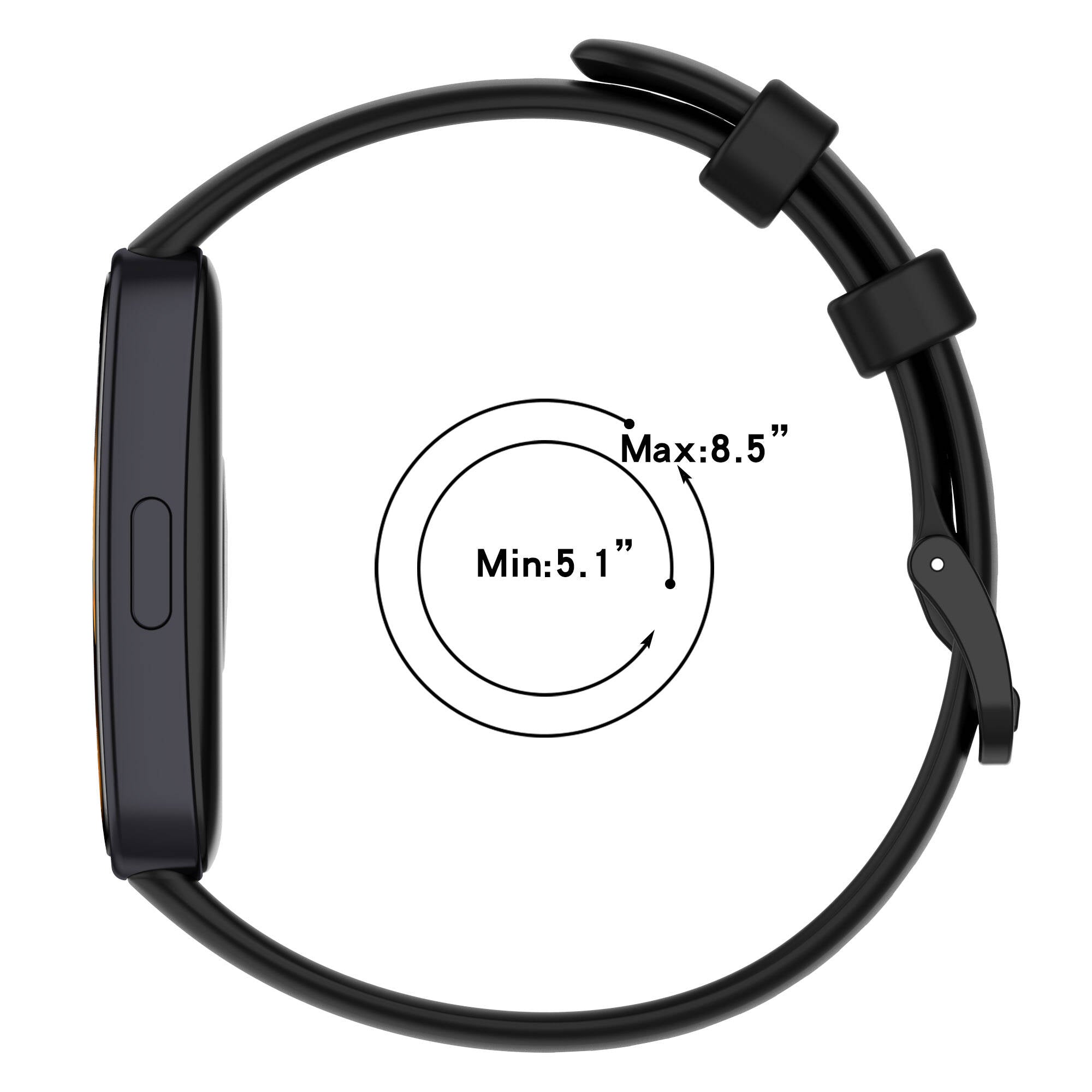 Huawei Band 8 Zore Klasik Kordon Siyah