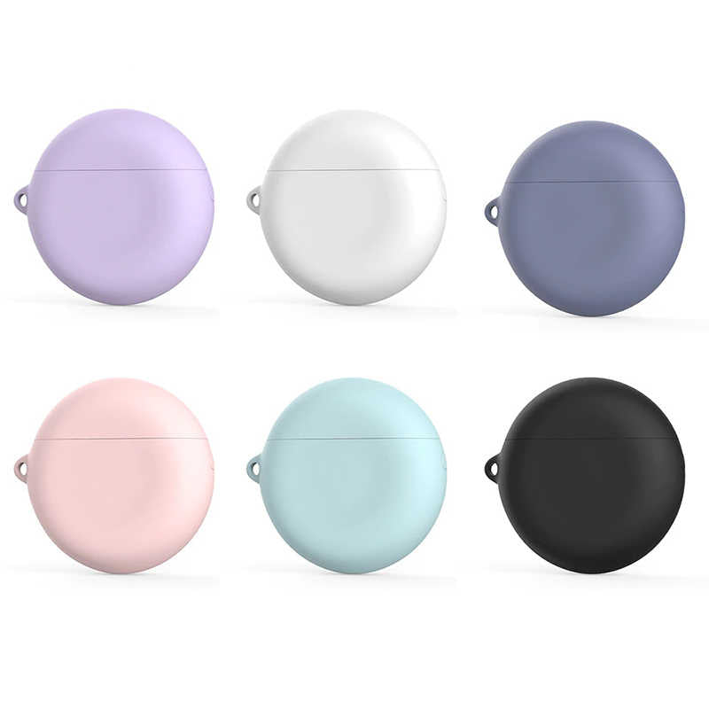 Huawei FreeBuds 3 Kılıf Zore Airbag 11 Silikon Pembe