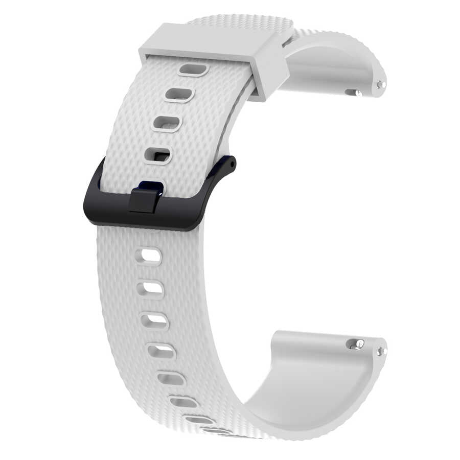 Huawei GT2 42mm KRD-46 20mm Silikon Kordon Gri