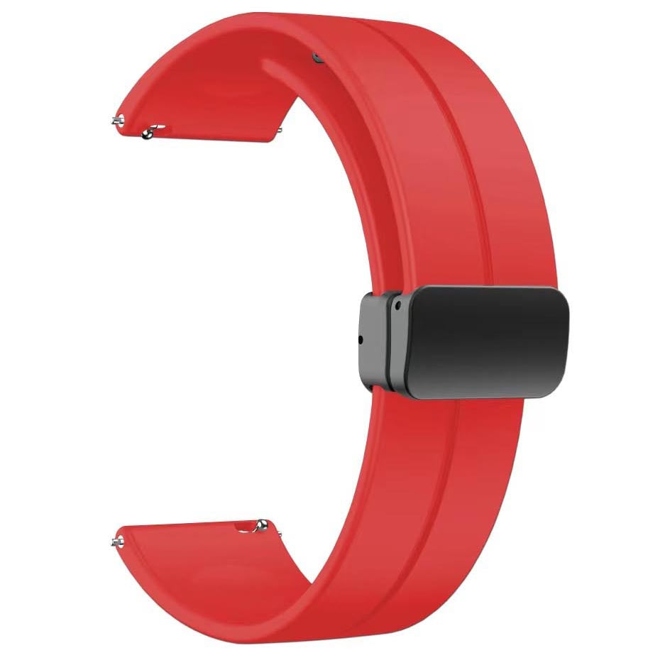 Huawei GT2 42mm KRD-84 20mm Silikon Kordon Kırmızı