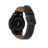 Huawei GT2 46mm 22mm KRD-29 Deri Kordon Siyah