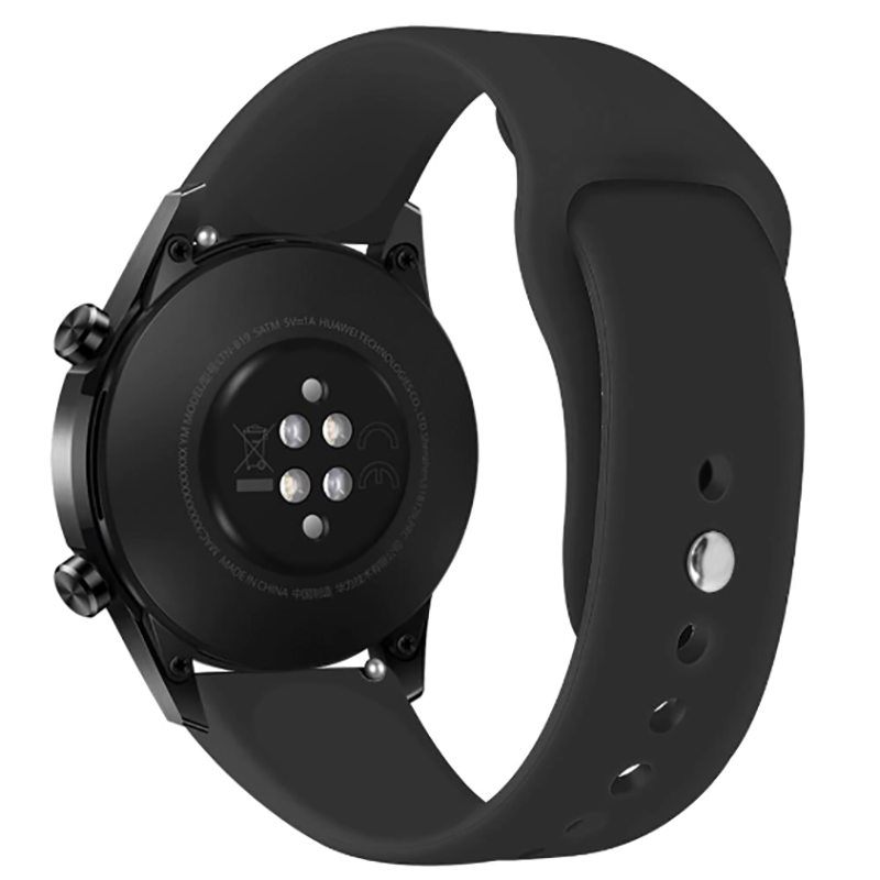 Huawei GT2 46mm KRD-11 22mm Silikon Kordon Su Yeşil