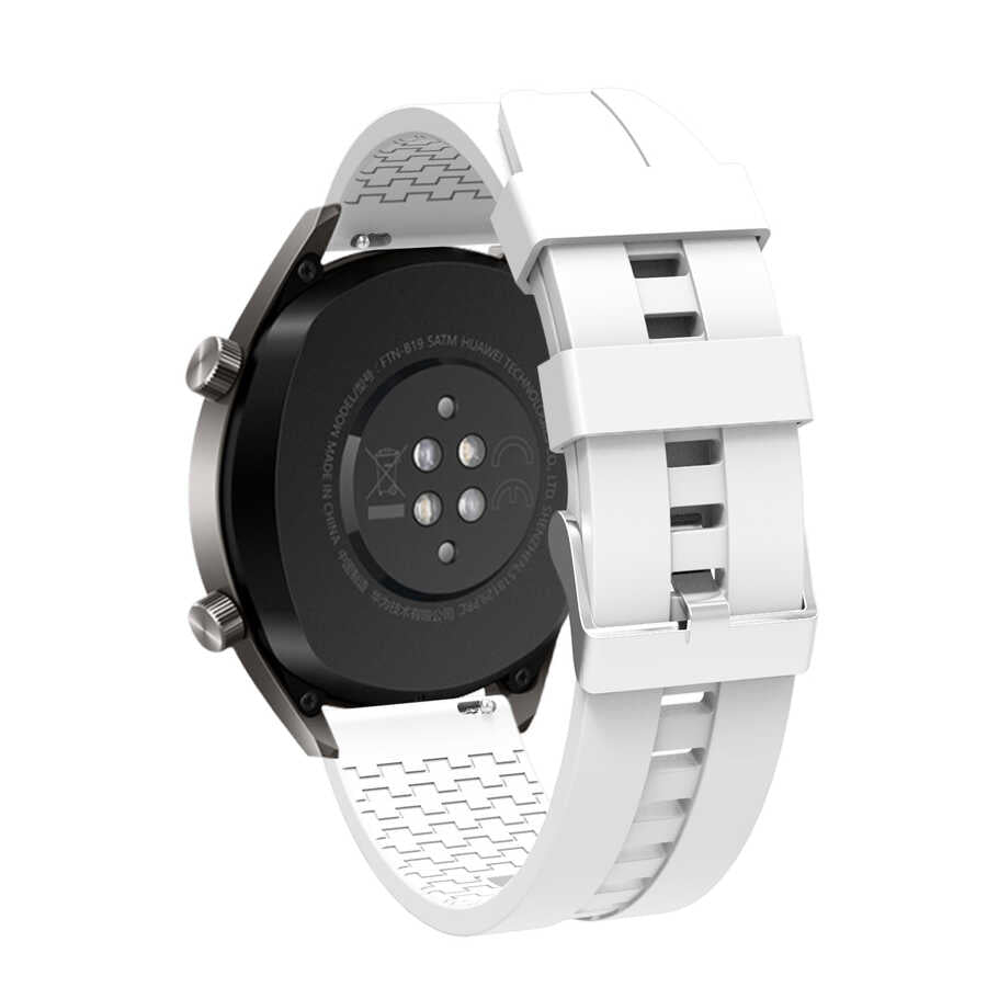Huawei GT2 46mm KRD-23 22mm Silikon Kordon Saks Mavi