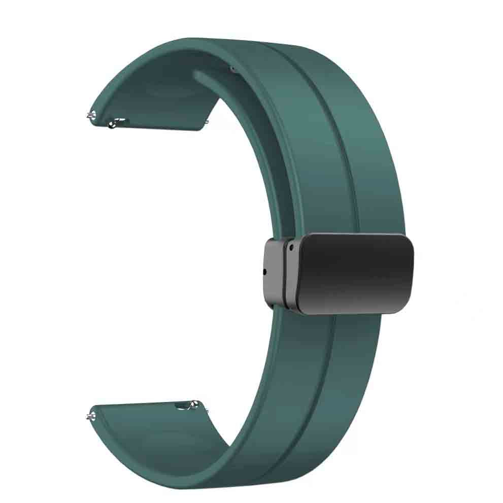 Huawei GT2 46mm KRD-84 22mm Silikon Kordon Koyu Yeşil
