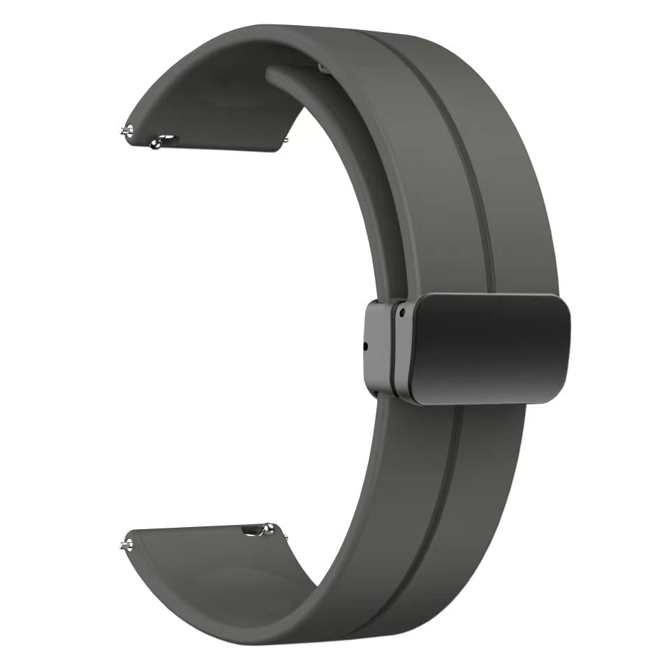 Huawei GT2 46mm KRD-84 22mm Silikon Kordon Koyu Gri