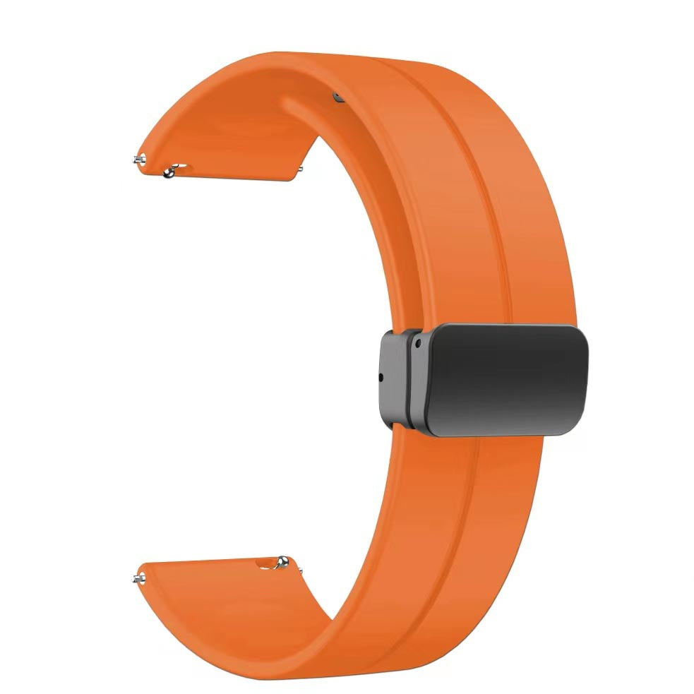 Huawei GT2 46mm KRD-84 22mm Silikon Kordon Koyu Turuncu
