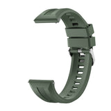 Huawei GT2 46mm Zore KRD-148 22mm Silikon Kordon Koyu Yeşil
