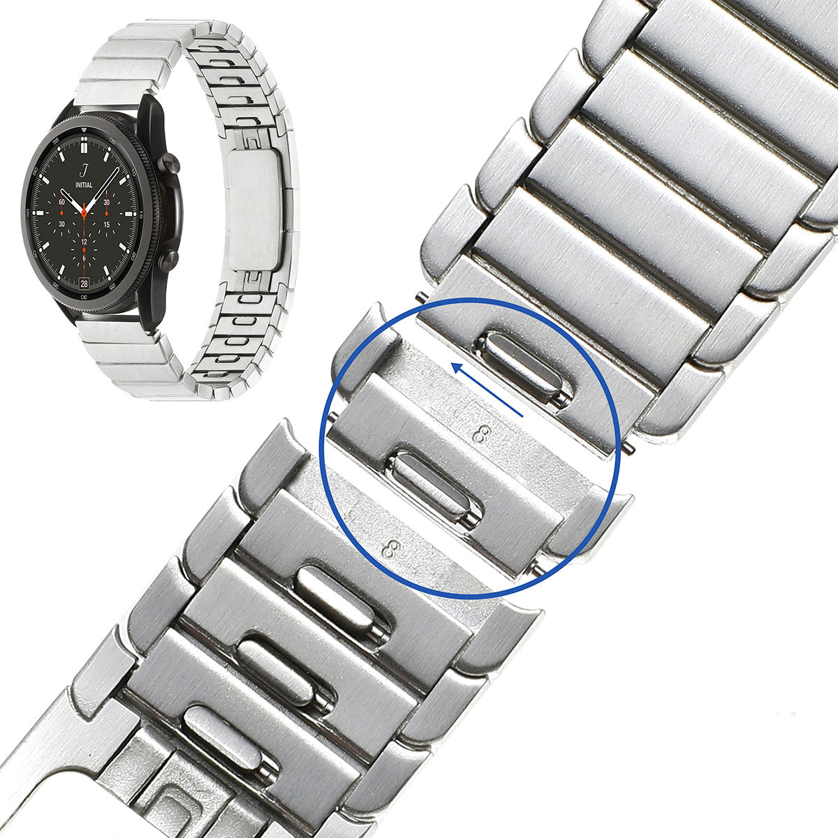 Huawei GT2 46mm Zore KRD-82 22mm Metal Kordon Gri