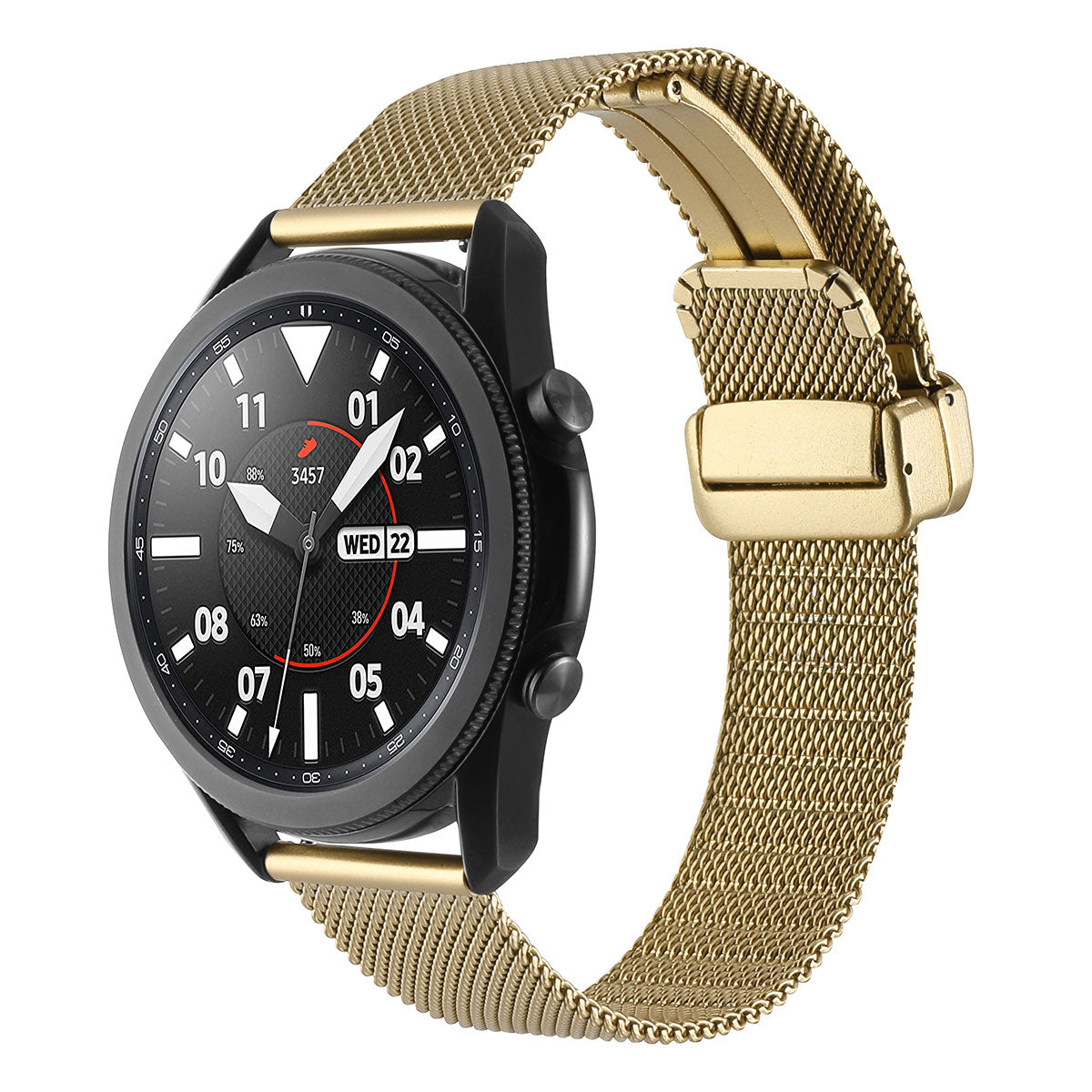 Huawei GT2 46mm Zore KRD-85 22mm Metal Kordon Gold