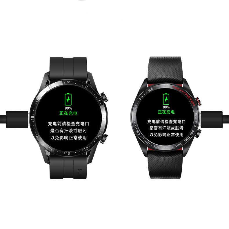 Huawei GT2 46mm Zore Usb Şarj Kablosu Siyah