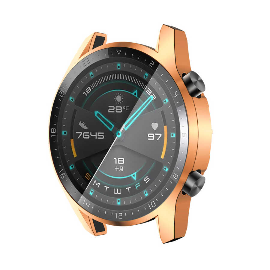 Huawei GT2 46mm Zore Watch Gard 02 Ekran Koruyucu Gri