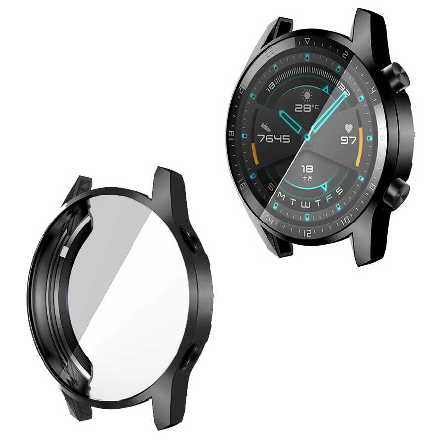 Huawei GT2 46mm Zore Watch Gard 02 Ekran Koruyucu Rose Gold