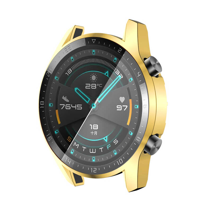 Huawei GT2 46mm Zore Watch Gard 02 Ekran Koruyucu Rose Gold