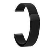 Huawei GT4 41mm Zore KRD-01 18mm Metal Hasır Kordon Siyah