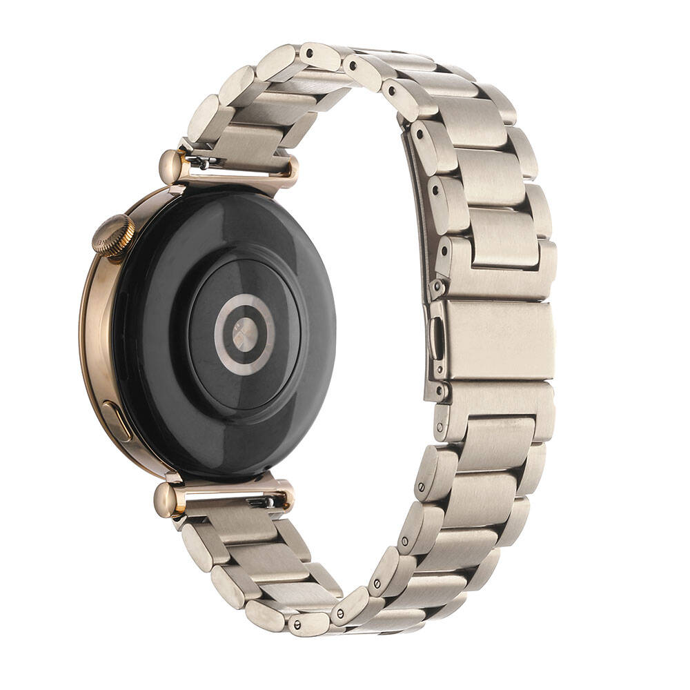 Huawei GT4 41mm Zore KRD-04 18mm Metal Kordon Siyah